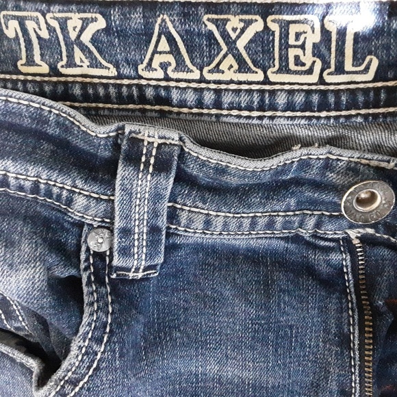 Tk Axel men's jean slim boot Bleu 38X32 casual office y2k retro - Picture 5 of 9